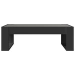 Salongbord Med Infinity Led Svart 90X53X30 Cm