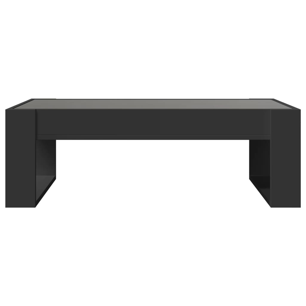 Salongbord Med Infinity Led Svart 90X53X30 Cm