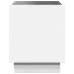 Salongbord Med Infinity Led Hvit 50X50X50 Cm