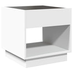 Salongbord Med Infinity Led Hvit 50X50X50 Cm