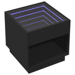 Salongbord Med Infinity Led Svart 50X50X50 Cm