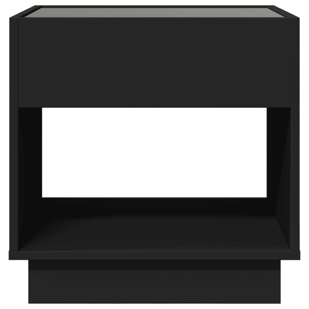Salongbord Med Infinity Led Svart 50X50X50 Cm