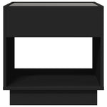 Salongbord Med Infinity Led Svart 50X50X50 Cm