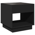 Salongbord Med Infinity Led Svart 50X50X50 Cm