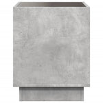 Salongbord Med Infinity Led Betonggrå 50X50X50 Cm