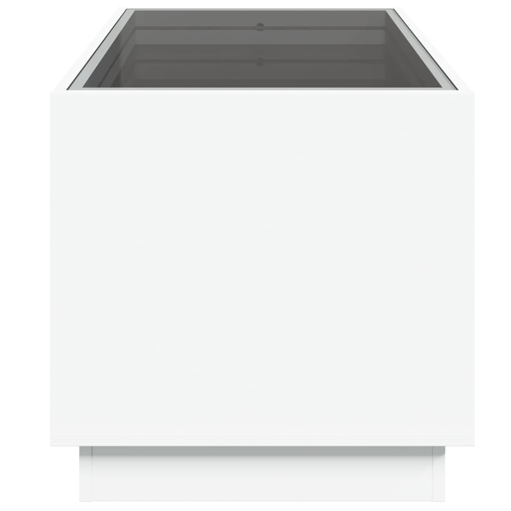 Salongbord Med Infinity Led Hvit 70X50X50 Cm