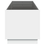 Salongbord Med Infinity Led Hvit 90X50X50 Cm