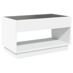 Salongbord Med Infinity Led Hvit 90X50X50 Cm