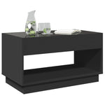 Salongbord Med Infinity Led Svart 90X50X50 Cm