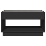 Salongbord Med Infinity Led Svart 90X50X50 Cm