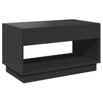 Salongbord Med Infinity Led Svart 90X50X50 Cm