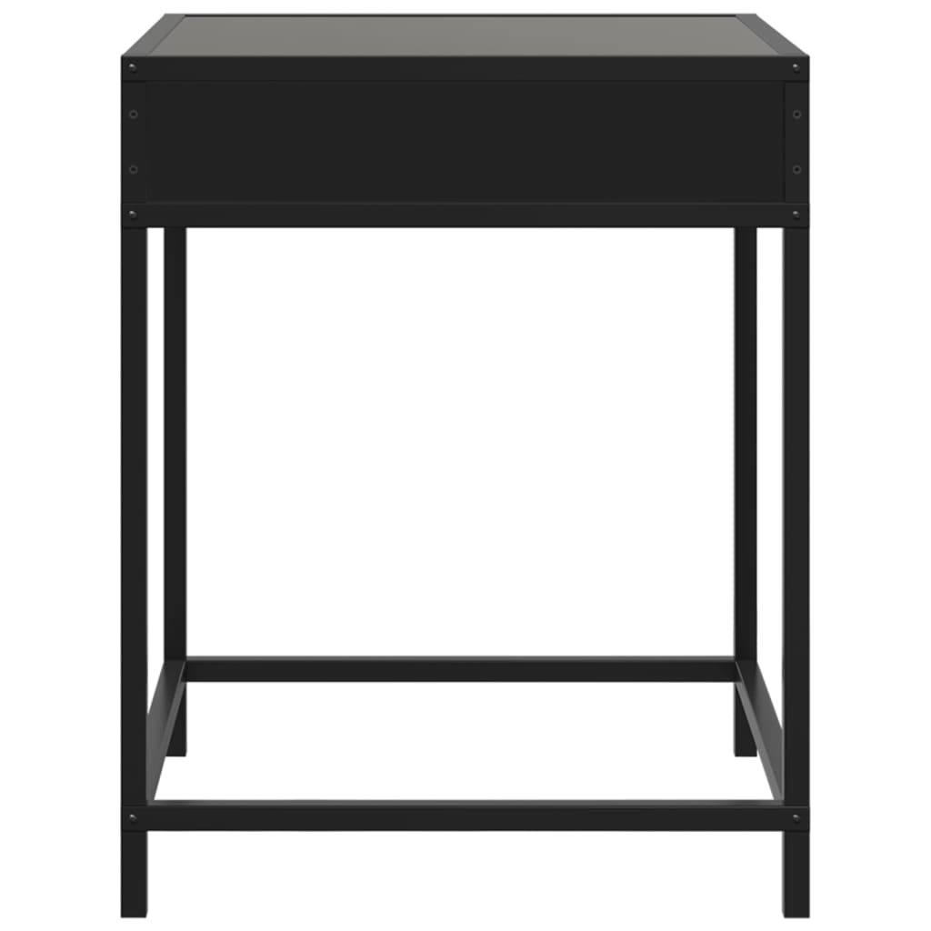 Salongbord Med Infinity Led Svart 40X40X51 Cm