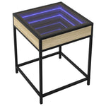Salongbord Med Infinity Led Sonoma Eik 40X40X51 Cm