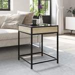 Salongbord Med Infinity Led Sonoma Eik 40X40X51 Cm
