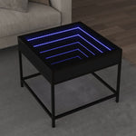 Salongbord Med Infinity Led Svart 50X50X41 Cm