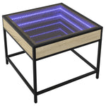 Salongbord Med Infinity Led Sonoma Eik 50X50X41 Cm