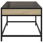 Salongbord Med Infinity Led Sonoma Eik 50X50X41 Cm