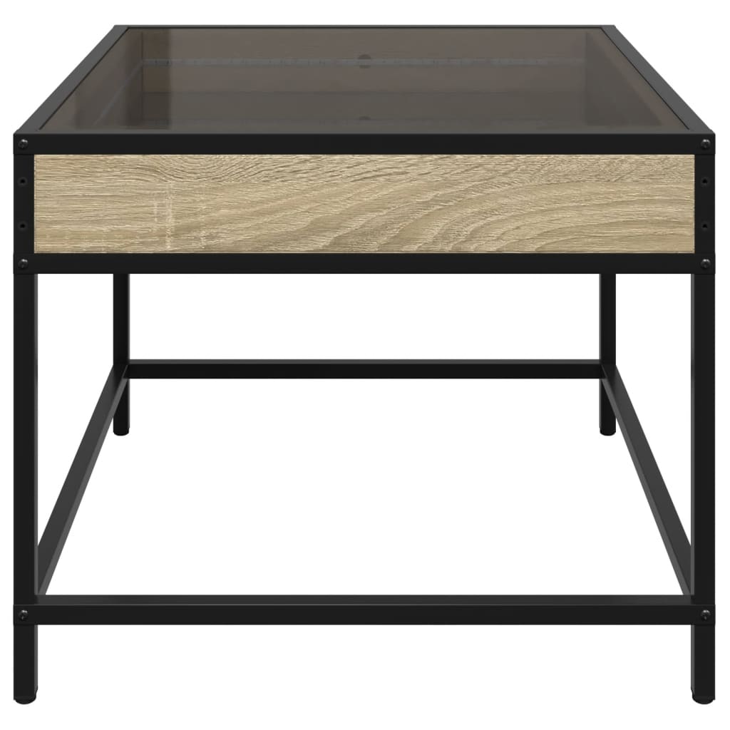 Salongbord Med Infinity Led Sonoma Eik 50X50X41 Cm