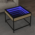 Salongbord Med Infinity Led Sonoma Eik 50X50X41 Cm