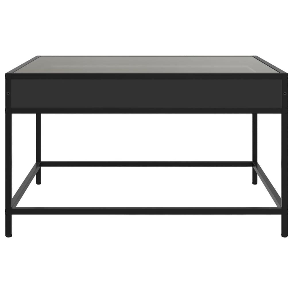 Salongbord Med Infinity Led Svart 70X50X41 Cm