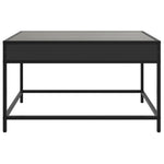 Salongbord Med Infinity Led Svart 70X50X41 Cm