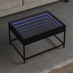 Salongbord Med Infinity Led Svart 70X50X41 Cm