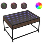 Salongbord Med Infinity Led Brun Eik 70X50X41 Cm