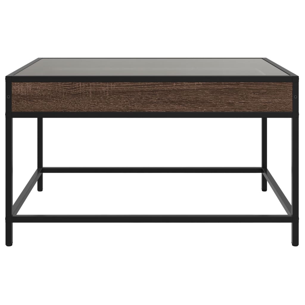 Salongbord Med Infinity Led Brun Eik 70X50X41 Cm
