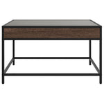 Salongbord Med Infinity Led Brun Eik 70X50X41 Cm
