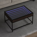 Salongbord Med Infinity Led Brun Eik 70X50X41 Cm