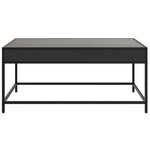 Salongbord Med Infinity Led Svart 90X50X41 Cm