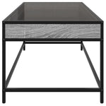 Salongbord Med Infinity Led Grå Sonoma 90X50X41 Cm