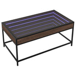 Salongbord Med Infinity Led Brun Eik 90X50X41 Cm