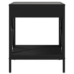 Salongbord Med Infinity Led Svart 40X40X49 Cm