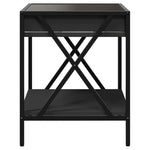 Salongbord Med Infinity Led Svart 40X40X49 Cm