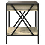 Salongbord Med Infinity Led Sonoma Eik 40X40X49 Cm