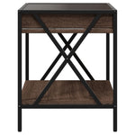 Salongbord Med Infinity Led Brun Eik 40X40X49 Cm