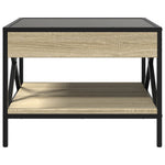 Salongbord Med Infinity Led Sonoma Eik 50X50X38 Cm