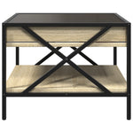Salongbord Med Infinity Led Sonoma Eik 50X50X38 Cm