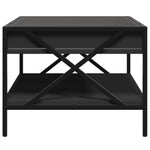 Salongbord Med Infinity Led Svart 70X50X38 Cm