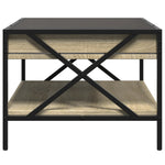 Salongbord Med Infinity Led Sonoma Eik 70X50X38 Cm