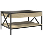 Salongbord Med Infinity Led Sonoma Eik 70X50X38 Cm