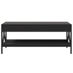 Salongbord Med Infinity Led Svart 90X50X38 Cm