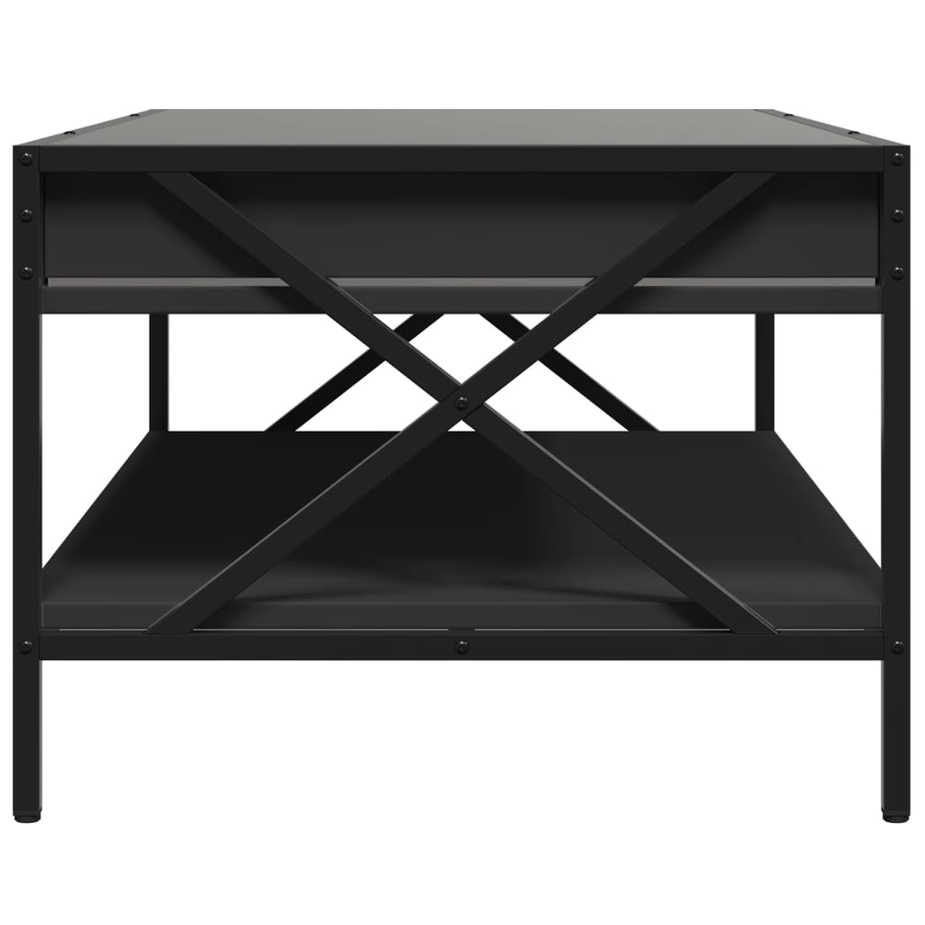 Salongbord Med Infinity Led Svart 90X50X38 Cm