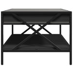 Salongbord Med Infinity Led Svart 90X50X38 Cm