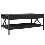 Salongbord Med Infinity Led Svart 90X50X38 Cm
