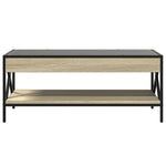 Salongbord Med Infinity Led Sonoma Eik 90X50X38 Cm