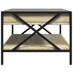 Salongbord Med Infinity Led Sonoma Eik 90X50X38 Cm