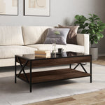 Salongbord Med Infinity Led Brun Eik 90X50X38 Cm