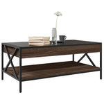 Salongbord Med Infinity Led Brun Eik 90X50X38 Cm